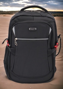 Rucsac pentru laptop R1912B, negru, impermeabil, 48x32x15cm