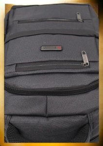 Rucsac pentru laptop R23382, impermeabil, 48x34x19cm, maner si bretele buretate, Negru - Img 7