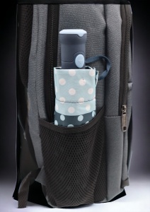 Rucsac pentru laptop R23382, impermeabil, 48x34x19cm, maner si bretele buretate, Gri - Img 10