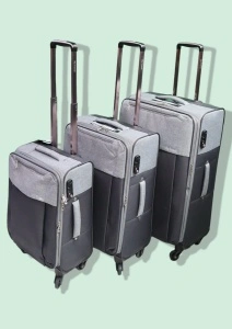 Set de trolere My Travel R346, 3 dimensiuni 20", 24", 28", gri - Img 3