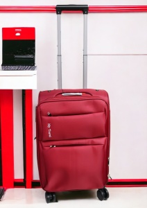 Troler My Travel R001, dimensiune mica 20", 4 roti pivotante, 50x35x25cm, Rosu