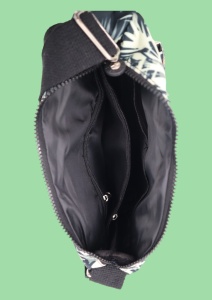 Geanta de umar femei R531, material rezistent, curea reglabila, buzunare laterale fara fermoar, 28x20x14cm - Img 5