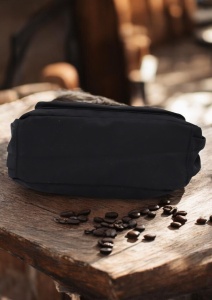 Geanta de umar pentru femei R1014, curea reglabila, 26x20x12cm, Negru - Img 5