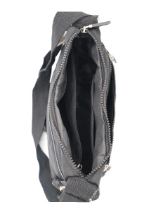 Geanta de umar pentru femei R2242, material rezistent, curea reglabila, 27x18x10cm, Negru - Img 7