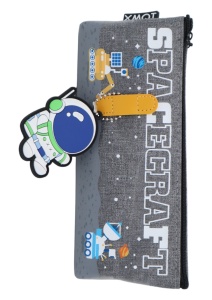 Penar pentru baieti Spacecraft R704, un singur compartiment, 20x9x4cm, Gri - Img 3