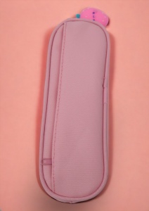 Penar pentru fete cu doua compartimente si breloc detasabil R60, 23x8x6cm, Roz - Img 5
