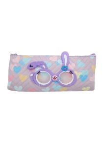 Penar pentru fete, cu inimioare, R126, 20x9x4cm, Lila