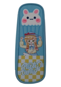 Penar pentru fete cu un singur compartiment R8956, 22x8x6cm, Bleu - Img 3