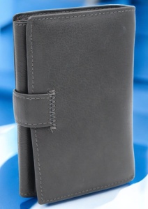Portofel barbatesc din piele naturala R60277 gri - Img 2