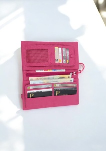 Portofel dama din piele naturala R65 fuchsia - Img 7