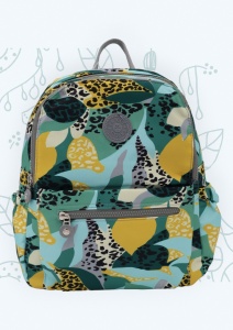 Rucsac din material impermeabil, bretele reglabile si maner R663, 32x27x13cm,