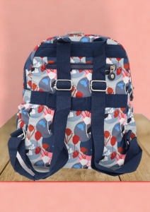 Rucsac din material impermeabil, bretele reglabile si maner R666, 32x27x13cm, - Img 3
