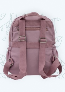 Rucsac din material impermeabil, bretele reglabile si maner R66, 32x27x13cm, Lila - Img 3