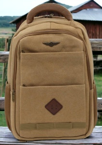 Rucsac Din Material Texil Tip In, RM23301, 45X32X17cm, Bej