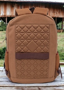 Rucsac Din Material Texil Tip In, RM23301, 45X32X17cm, Maro - Img 3