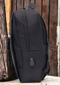 Rucsac Pentru Laptop Cu Mufa USB R1112, 43x31x15cm, Negru - Img 3