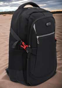 Rucsac pentru laptop R1912B, negru, impermeabil, 48x32x15cm - Img 2