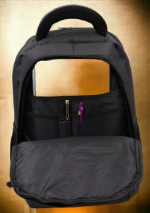 Rucsac pentru laptop R23382, impermeabil, 48x34x19cm, maner si bretele buretate, Negru - Img 8