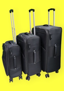 Set de trolere My Travel R412, 3 dimensiuni 20", 24", 28", negru - Img 3