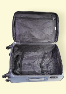 Troler My Travel R346, dimensiune medie 24", 60x41x25cm, bleumarin - Img 8