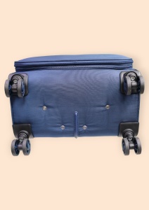 Troler My Travel R412, dimensiune medie 24", 60x41x27cm, bleumarin - Img 9