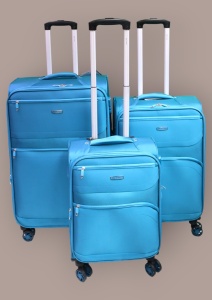 Troler My Travel R412, dimensiune mica 20", 49x35x23cm , turcoaz - Img 11