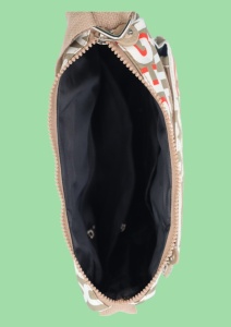 Geanta de umar femei R535, material rezistent, curea reglabila, buzunare laterale fara fermoar, 28x20x14cm - Img 6