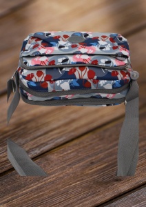 Geanta de umar femei R546 mini, comoda, material rezistent, 24x18x10cm - Img 4