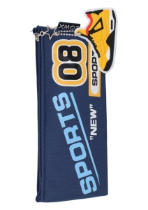 Penar pentru baieti R709, breloc detasabil, material impermeabil, 20x9x4cm, Bleumarin