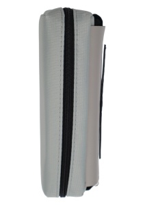 Penar pentru baieti R7233, model elicopter, doua compartimente, material textil, 20x10x6cm, Gri - Img 3