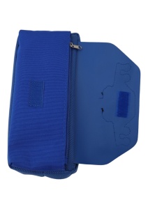 Penar pentru baieti R7233, model elicopter, doua compartimente, material textil, 20x10x6cm, Albastru - Img 4