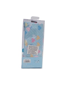 Penar pentru fete, cu inimioare, R126, 20x9x4cm, Bleu - Img 8