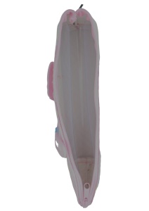 Penar pentru fete, cu inimioare, R126, 20x9x4cm, Roz - Img 4