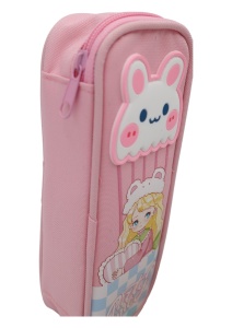 Penar pentru fete cu un singur compartiment R8956, 22x8x6cm, Roz - Img 8