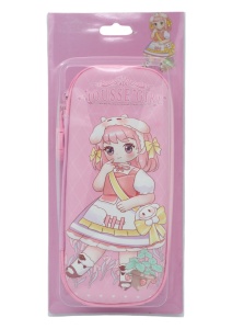 Penar pentru fete R6007, compartimente multiple, cu cifru, 22x10x4cm, Roz - Img 3