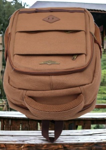 Rucsac Din Material Texil Tip In, RM23301, 45X32X17cm, Maro - Img 4