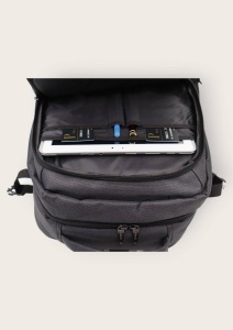 Rucsac multifunctional pentru laptop R49103, negru, impermeabil, 48x32x20cm - Img 10