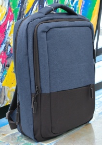 Rucsac multifunctional pentru laptop si tableta R1129, port USB, 43x31x17cm, Bleumarin - Img 2