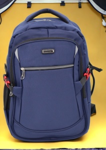 Rucsac pentru laptop R1912B, bleumarin, impermeabil, 48x32x15cm