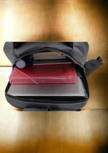 Rucsac pentru laptop R23382, impermeabil, 48x34x19cm, maner si bretele buretate, Negru - Img 9