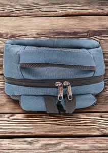 Rucsac pentru laptop R23382, impermeabil, 48x34x19cm, maner si bretele buretate, Bleumarin - Img 6