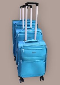 Set de trolere My Travel R412, 3 dimensiuni 20", 24", 28" turcoaz - Img 2