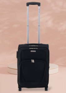 Troler De Cabina My Travel R03, Dimensiune Mica 20", 51x36x22cm, Negru