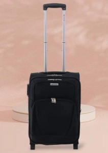 Troler De Cabina My Travel R03, Dimensiune Mica 20", 51x36x22cm, Negru