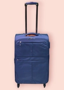 Troler My Travel R134, dimensiune medie 24", 60x41x26cm, bleumarin
