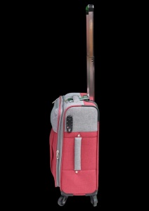 Troler My Travel R346, dimensiune mica 20", 50x36x22cm, rosu - Img 2