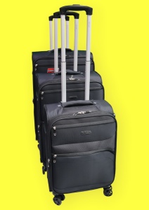 Troler My Travel R412, dimensiune medie 24", 60x41x27cm, negru - Img 12