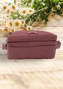 Geanta de umar pentru femei R88014, curea reglabila, 19x12x8cm, Roz inchis - Img 6
