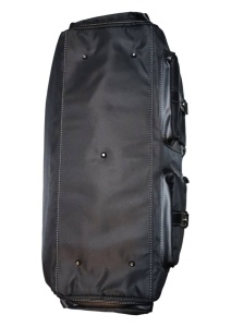 Geanta de voiaj cu insertii din piele ecologica si buzunare aplicate R8081, 55X30x20cm, Negru - Img 8
