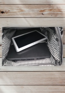 Geanta de voiaj multifunctionala tip rucsac R1219, 44x30x21cm, Negru - Img 9